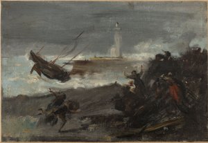 Naufragio nel porto di Dieppe da Jean Baptiste Carpeaux