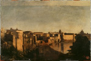 Il Tevere a Roma, tra il 1856 e il 1862 da Jean Baptiste Carpeaux