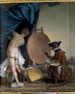 Il pittore scimmia da Jean Baptiste Deshays