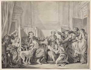 La Figlia Colpevole e Pentita da Jean-Baptiste Greuze