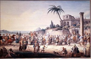 Un Matrimonio ad Atene, c.1776 da Jean Baptiste Hilair