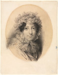Ritratto di una signora da Jean-Baptiste Isabey