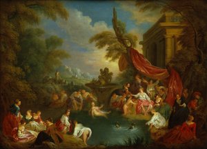 I bagnanti da Jean Baptiste Joseph Pater