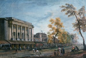Il Boulevard du Temple e il Théâtre des Italiens, Parigi da Jean Baptiste Lallemand
