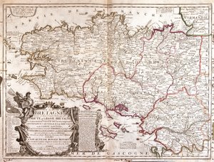 Bretagna, est Pays-de-la-Loire, Francia da Jean Baptiste Nolin