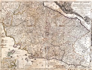 Emilia-Romagna, Tuscany, Marche, Umbria, Abruzzo, Lazio, Italy da Jean Baptiste Nolin