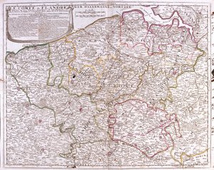 Francia (Regione: Nord-Pas-de-Calais), gran parte del Belgio (tranne il sud-est), Paesi Bassi (Zelanda, Brabante settentrionale)