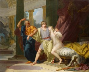 Socrate strappa Alcibiade dall