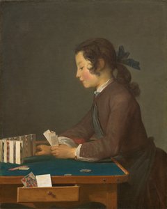 Il castello di carte da Jean Baptiste Simeon Chardin