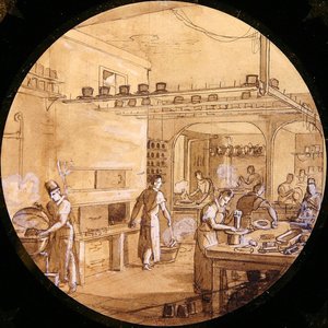 Progetto per un piatto di Sèvres, dal Service des Arts Industriels da Jean Charles Develly