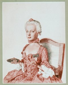 Arciduchessa Maria Antonietta (acquerello su cartone) da Jean-Etienne Liotard