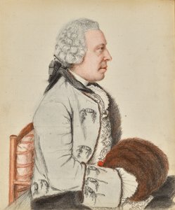 Ritratto di Charles Benjamin de Langes de Montmirail, barone di Lubières (fronte); Ritratto di Charles Benjamin de Langes de Montmirail, barone di Lubières (retro) da Jean-Étienne Liotard