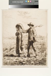 Le Départ pour le Travail da Jean Francois Millet
