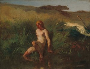 Il bagnante da Jean-Francois Millet