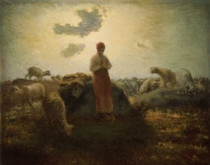 Il guardiano del gregge da Jean-Francois Millet