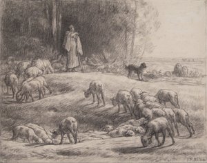 La pastorella da Jean-Francois Millet