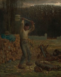 Lo spaccalegna da Jean-Francois Millet