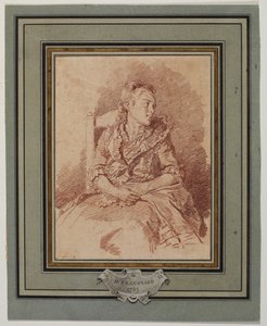 Giovane ragazza seduta
