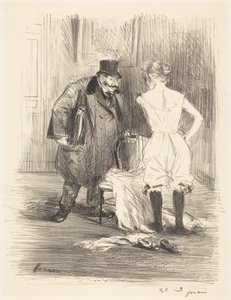 Un sequestro (A Seizure) da Jean-Louis Forain