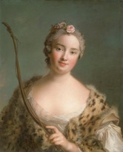 Charlotta Fredrika Sparre (1719-1795), poi contessa Fersen da Jean-Marc Nattier