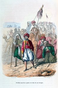 Ibrahim Pasha alla testa delle sue truppe