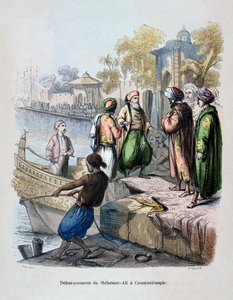 Maometto Ali arriva a Costantinopoli, c1847 da Jean Adolphe Beauce