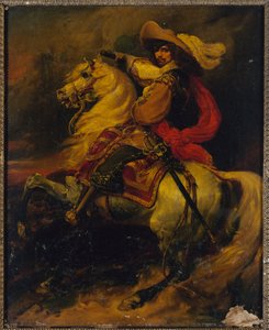 Francese: Ritratto equestre di Josias, conte di Rantzau (1609-1650), maresciallo di Francia da Jean Alaux
