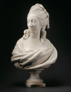 Busto di Anne-Marie-Louise Thomas de Domangeville de Sérilly, Contessa di Pange, 1780 da Jean Antoine Houdon