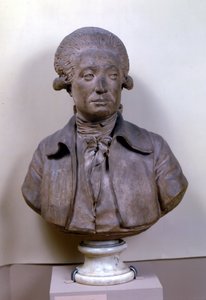 Busto di Marie Jean Antoine Nicolas de Caritat (1743-94) Marchese di Condorcet, 1785 da Jean Antoine Houdon