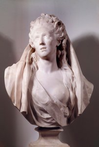 Busto di Sophie Arnould, cantante rappresentata nel ruolo di Ifigenia da Jean Antoine Houdon