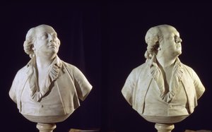 Busto ritratto di Giuseppe Balsamo (1743-95), detto il conte di Cagliostro (marmo)
