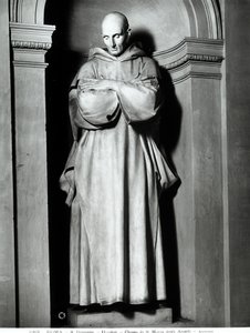 San Bruno di Colonia (marmo) da Jean Antoine Houdon
