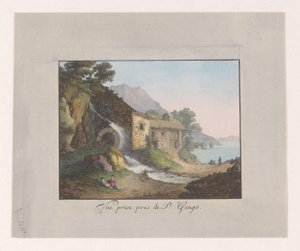 Mulino ad acqua vicino al Lago di Ginevra
