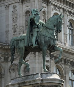 Statua equestre del prevosto dei mercanti di Parigi Etienne Marcel
