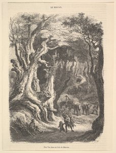 Una vista nella foresta di Morvan da Jean Antoine Watteau