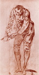 Uno studio in sanguigna, 1913 da Jean Antoine Watteau