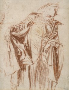 Attore in piedi con la testa girata a destra, c. 1719-1720