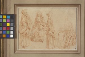 Quattro Signore da Jean Antoine Watteau