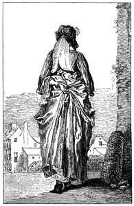 Costume francese, 1885 da Jean Antoine Watteau