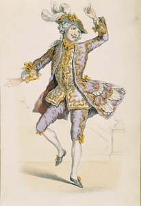 Contadino galante, da un disegno di Jean Antoine Watteau da Jean Antoine Watteau
