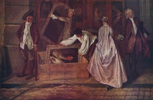 LEnseigne de Gersaint (frammento) da Jean Antoine Watteau