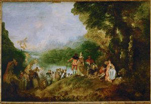 Imbarco per Cythere ... da Jean Antoine Watteau