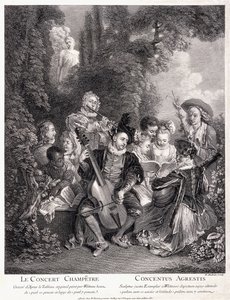 Il Concerto Campestre da Jean Antoine Watteau