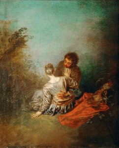 Le Faux Pas da Jean Antoine Watteau