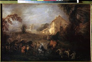 Il fardello della guerra da Jean Antoine Watteau