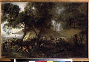 Il riposo della guerra da Jean Antoine Watteau