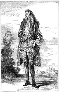 Uomo in costume francese, 1885 da Jean Antoine Watteau