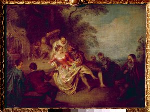 Incontro di comici da Jean Antoine Watteau