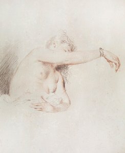 Donna Nuda con Braccio Alzato
