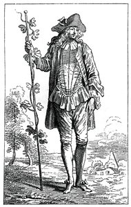 Costume contadino da Jean Antoine Watteau